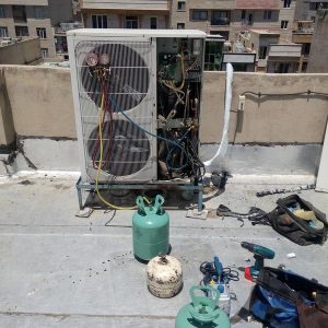 جابجایی کولر گازی و آموزش سرویس کولر گازی