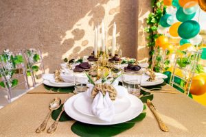 چیدمان میز برای مجالس و مهمانی