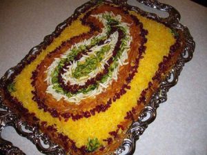 چیدمان میز برای مجالس و مهمانی و برنج