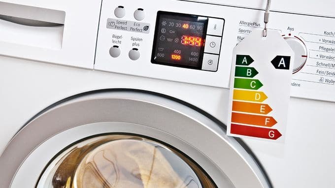 اصطلاحات ماشین لباسشویی و برچسب انرژی