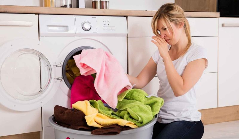 تمیز کردن لاستیک درب ماشین لباسشویی