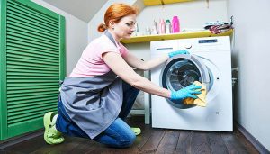تمیز کردن لاستیک درب ماشین لباسشویی
