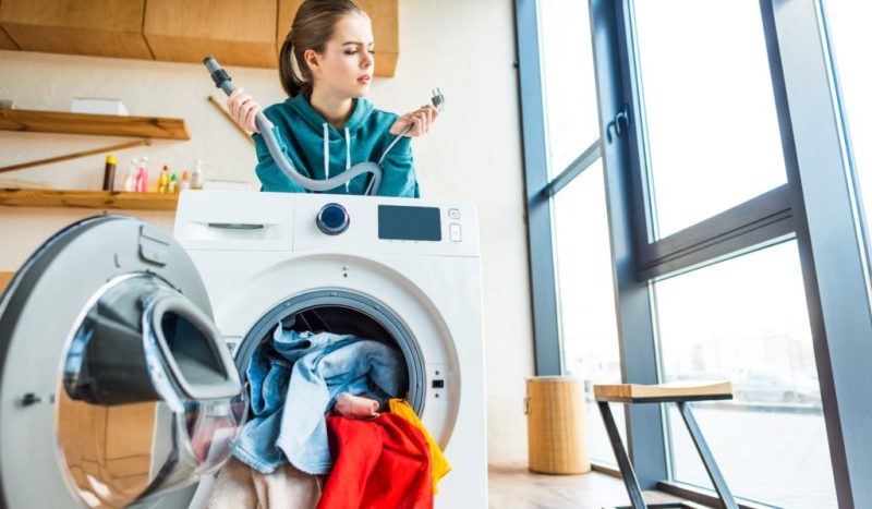گرم نشدن آب ماشین لباسشویی