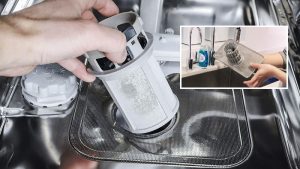 تمیز کردن فیلتر ماشین ظرفشویی سامسونگ