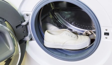 آموزش شستن کفش در ماشین لباسشویی