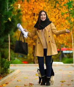 استایل پاییزی دانشجویی