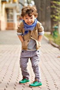 استایل پاییزی بچه گانه