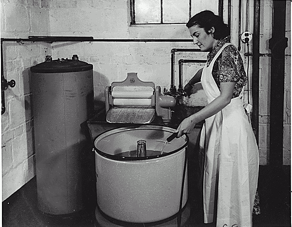 تاریخچه ماشین لباسشویی