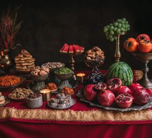 تزیین سفره شب یلدا