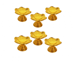 مجموعه ظروف هفت سین 6 پارچه طرح ستاره کد 44