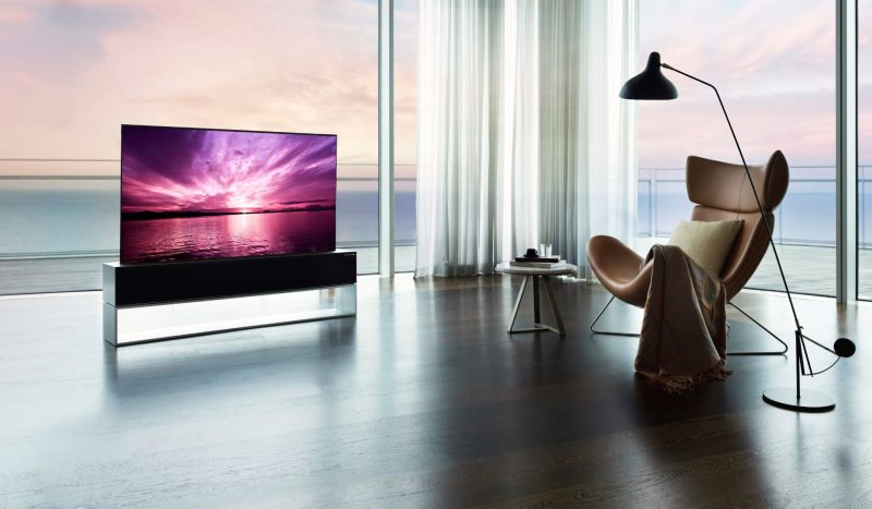 تلویزیون رول شونده OLED ال جی