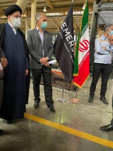  بازدید آیت الله رئیسی از کارخانه امرسان
