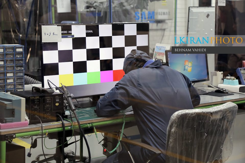 گزارش تصویری از خطوط تولید تلویزیون و مانیتورهای سام الکترونیک