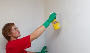 تمیز کردن دیوارها برای خانه تکانی عید 