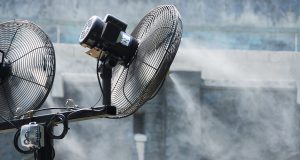 Does using a fan affect air quality