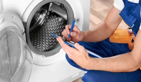 علت ارور دادن ماشین لباسشویی