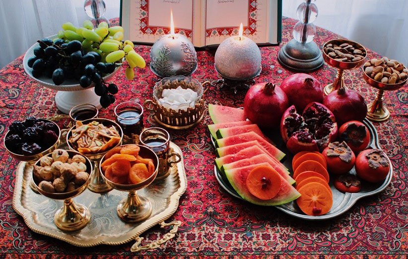 آموزش تزیین میز شب یلدا به دو روش سنتی و مدرن